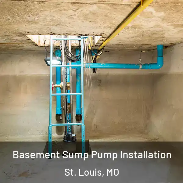  Basement Sump Pump Installation St. Louis, MO